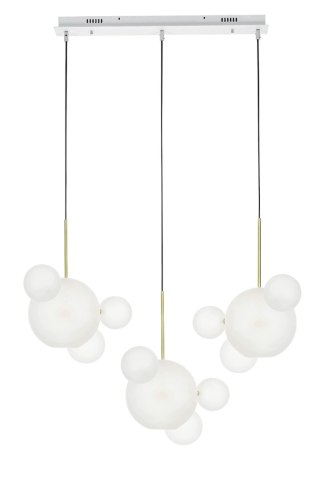 Lampa wisząca CAPRI LINE 3 złota / biała