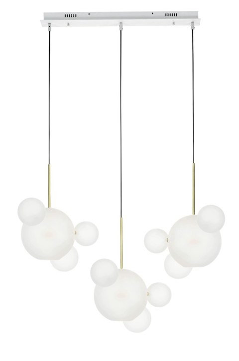 Lampa wisząca CAPRI LINE 3 złota / biała