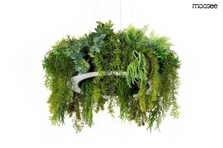 Lampa wisząca GARDENS 90 czarna, rośliny