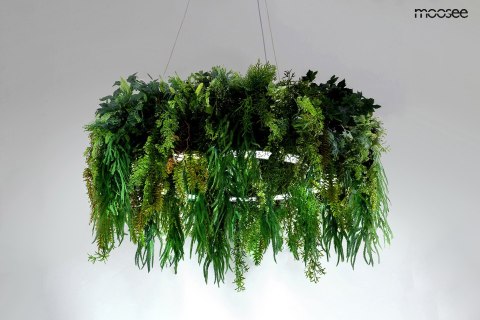 Lampa wisząca GARDENS 90 czarna, rośliny