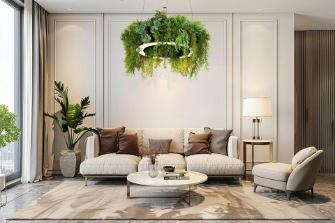 Lampa wisząca GARDENS 90 czarna, rośliny