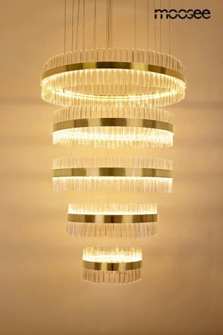 Lampa wisząca GHIA 5 złota