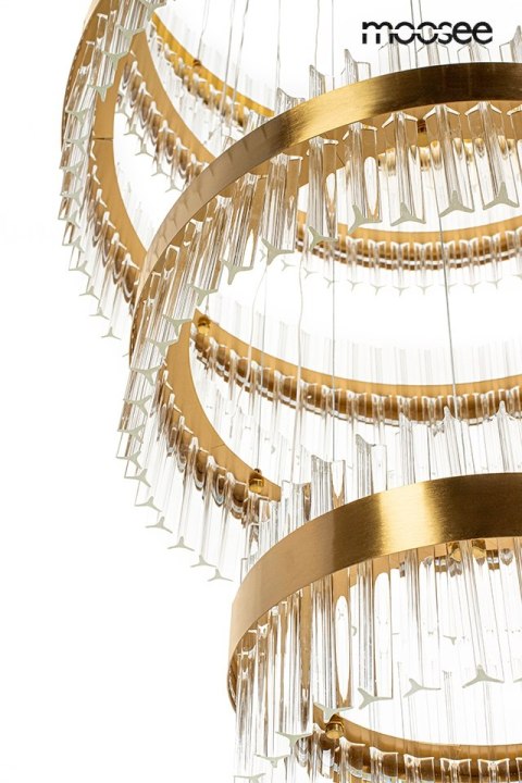 Lampa wisząca GHIA 5 złota