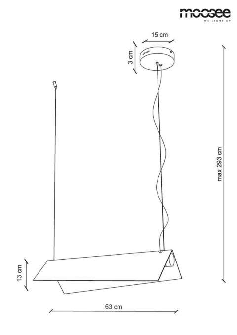 Lampa wisząca PICCO S - złota
