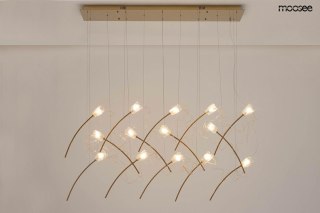 Lampa wisząca 230 cm / 100 cm TULIPPE 14 LINE złota