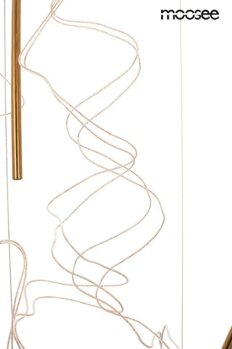 Lampa wisząca 230 cm / 100 cm TULIPPE 14 LINE złota