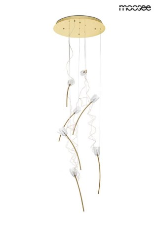 Lampa wisząca 230 cm TULIPPE 7 DISC złota