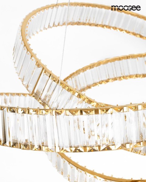 Lampa wisząca WAVE 80 złota
