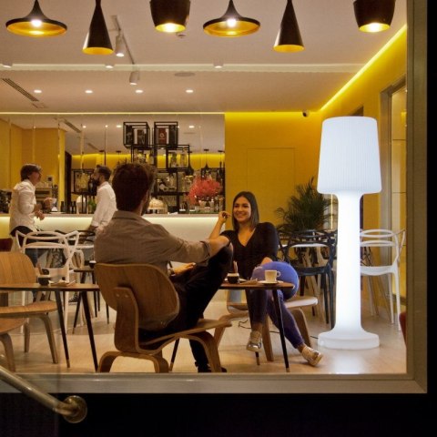 NEW GARDEN lampa ogrodowa CARMEN 165 biała - kabel