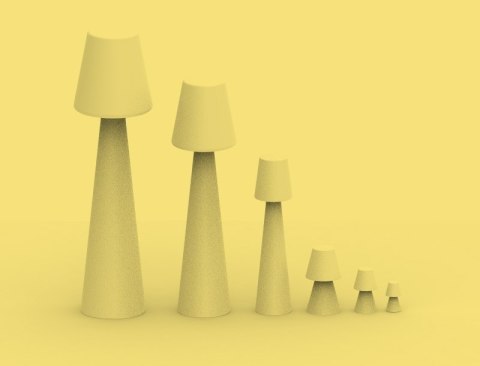 NEW GARDEN lampa podłogowa LOLA 165 biała - bateria