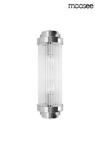 Lampa ścienna COLUMN 40 srebrna