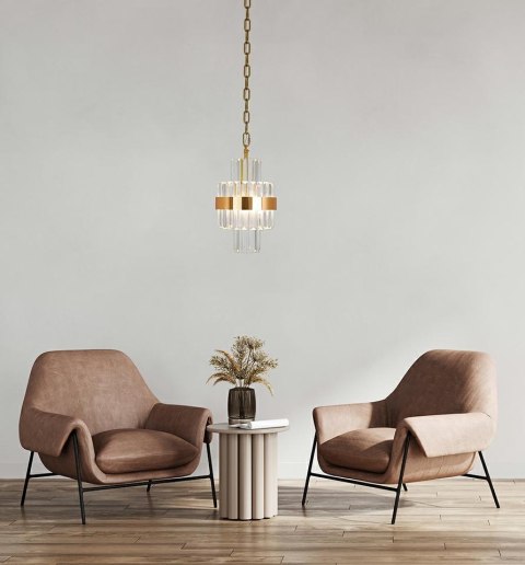 Lampa wisząca IMPERO złota