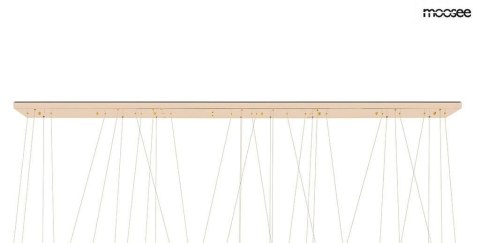 Lampa wisząca LIBERTY LINE 8 złota