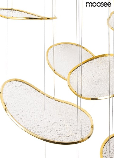 Lampa wisząca MEDUSA 400 cm złota