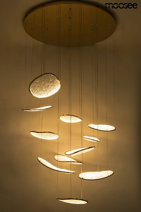 Lampa wisząca MEDUSA 400 cm złota