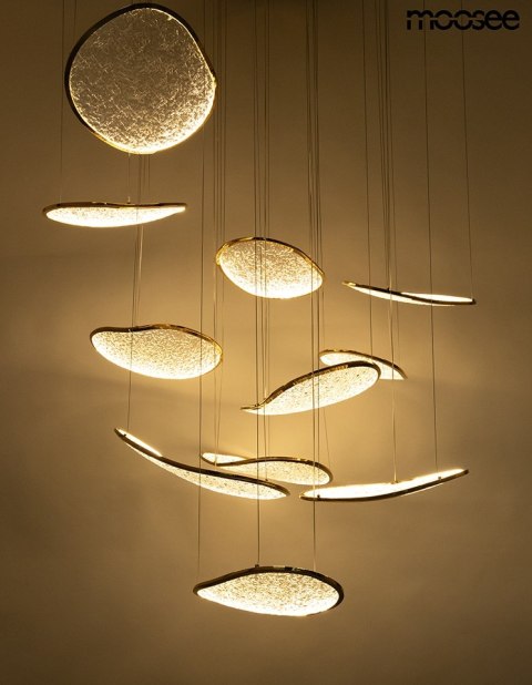 Lampa wisząca MEDUSA 400 cm złota