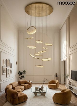 Lampa wisząca MEDUSA 400 cm złota