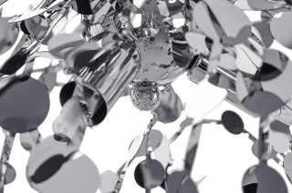 Lampa wisząca MONETE chromowana