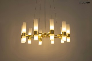 Lampa wisząca TUBS 10 złota