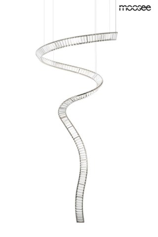 Lampa wisząca 370 cm WAVE CORDON 1A chrom, elegancka, nowoczesna forma