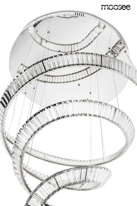 Lampa wisząca WAVE CORDON 2B chrom