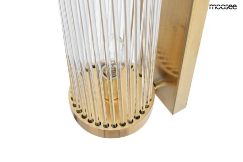 Lampa ścienna COLUMN 40 złota