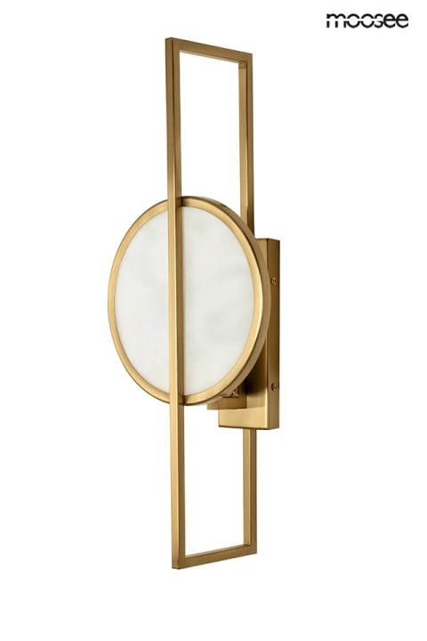 Lampa ścienna TROYA złota