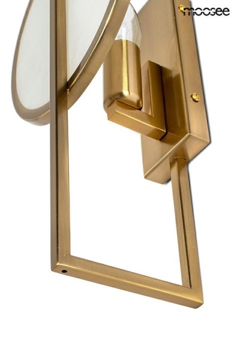 Lampa ścienna TROYA złota