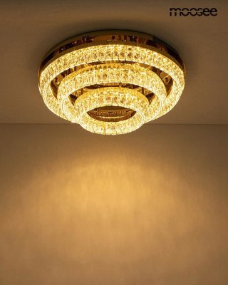 Lampa sufitowa / plafon SAVOY 3 złota