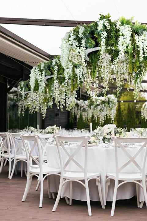 Lampa wisząca GARDENS WISTERIA 90, rośliny