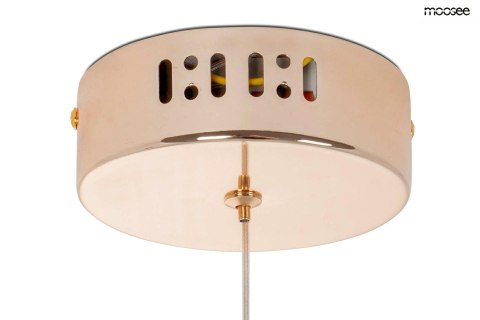 Lampa wisząca LIBRA 90 IN biała / złota