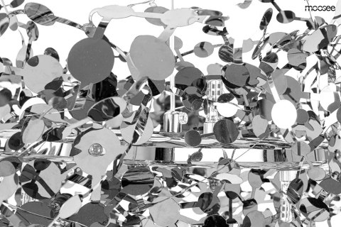 Lampa wisząca MONETE 80 chrom