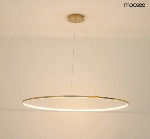 Lampa wisząca RING SLIM 120 złota