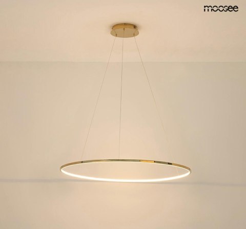 Lampa wisząca RING SLIM 80 złota