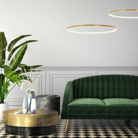 Lampa wisząca RING SLIM 80 złota