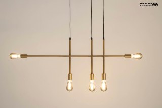 Lampa wisząca RIVA 5 złota