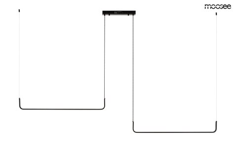 Lampa wisząca SHAPE DUO 120 czarna