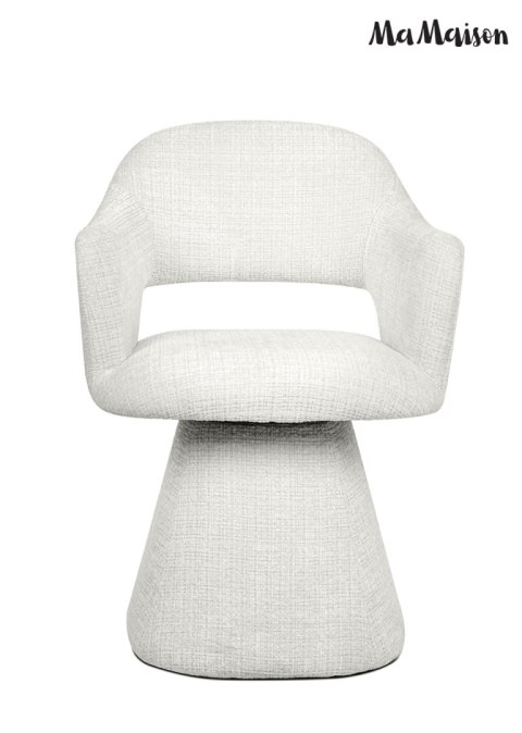 MaMaison krzesło obrotowe VERONA białe