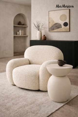 MaMaison stolik pomocniczy ARENE 39 beżowy