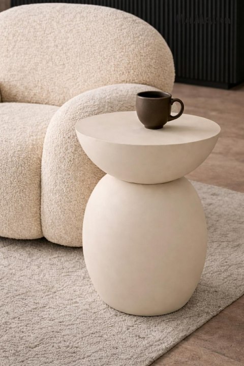 MaMaison stolik pomocniczy ARENE 39 beżowy