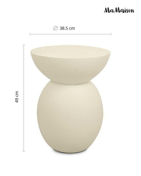 MaMaison stolik pomocniczy ARENE 39 beżowy