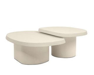 MaMaison zestaw stolików kawowych OTTO 70 / 90 beżowy