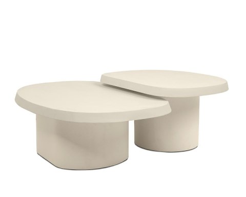 MaMaison zestaw stolików kawowych OTTO 70 / 90 beżowy