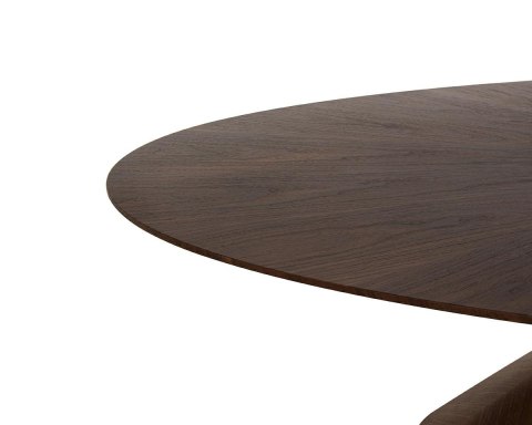 Stół UFO 240 brązowy, naturalny fornir