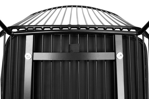 Krzesło barowe hoker MILES czarne 76