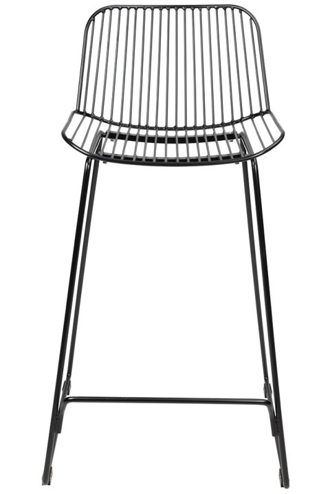 Krzesło barowe hoker MILES czarne 76