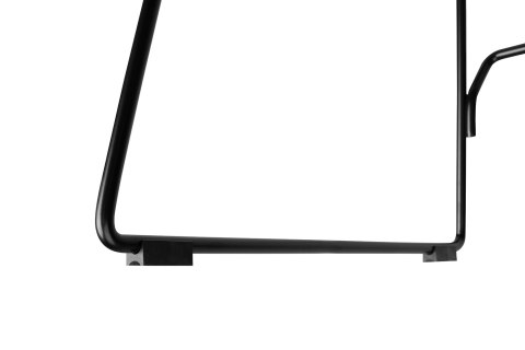 Krzesło barowe hoker MILES czarne 76