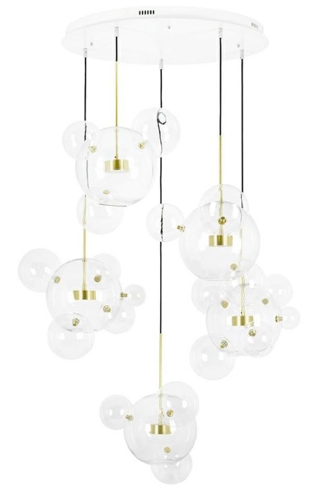 Lampa wisząca CAPRI DISC 5 złota