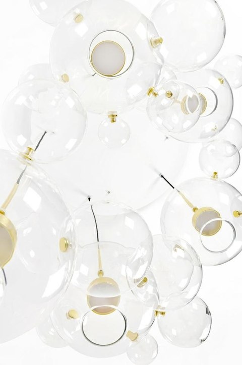 Lampa wisząca CAPRI DISC 5 złota