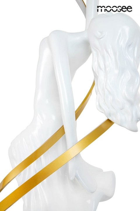 Lampa podłogowa DANCING QUEEN biała, nowoczesna, human